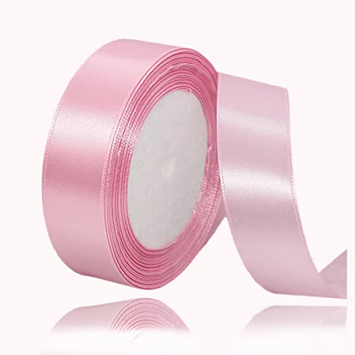Geschenkband Rosa 25mm Breit, 23 Meters Satinband Rosa Geschenkbänder Stoff Schleifenband Dekoband zum Geschenkverpackung, Bastelarbeiten, Geburtstag und Hochzeitsdekoration Geschenkband Rosa 25mm Breit, 23 Meters Satinband Rosa Geschenkbänder Stoff Schleifenband Dekoband zum Geschenkverpackung, Bastelarbeiten, Geburtstag und Hochzeitsdekoration von ALOHOVME