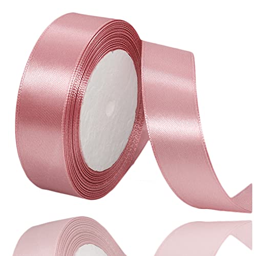 Geschenkband Roségold 25mm Breit, 23 Meters Satinband Altrosa Rose Rosa Geschenkbänder Stoff Schleifenband Dekoband zum Geschenkverpackung, Bastelarbeiten, Geburtstag und Hochzeitsdekoration Geschenkband Roségold 25mm Breit, 23 Meters Satinband Altrosa Rose Rosa Geschenkbänder Stoff Schleifenband Dekoband zum Geschenkverpackung, Bastelarbeiten, Geburtstag und Hochzeitsdekoration von ALOHOVME