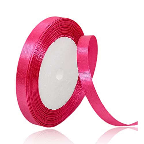 Geschenkband Rosenrot 10mm Breit, 23 Meters Satinband Dunkelrosa Geschenkbänder Stoff Schleifenband Dekoband zum Geschenkverpackung, Bastelarbeiten, Geburtstag und Hochzeitsdekoration Geschenkband Rosenrot 10mm Breit, 23 Meters Satinband Dunkelrosa Geschenkbänder Stoff Schleifenband Dekoband zum Geschenkverpackung, Bastelarbeiten, Geburtstag und Hochzeitsdekoration von ALOHOVME