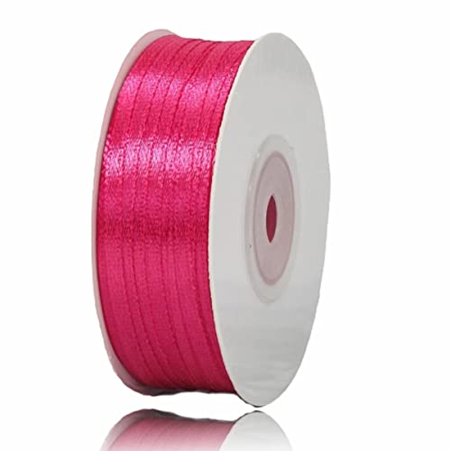 Geschenkband Rosenrot 3mm Breit, 91 Meters Satinband Dunkelrosa Geschenkbänder Stoff Schleifenband Dekoband zum Geschenkverpackung, Bastelarbeiten, Geburtstag und Hochzeitsdekoration Geschenkband Rosenrot 3mm Breit, 91 Meters Satinband Dunkelrosa Geschenkbänder Stoff Schleifenband Dekoband zum Geschenkverpackung, Bastelarbeiten, Geburtstag und Hochzeitsdekoration von ALOHOVME