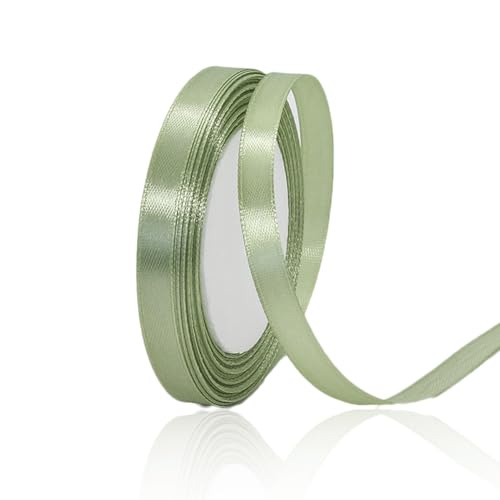 Geschenkband Eukalyptus Grün 10mm Breit, 23 Meters Satinband Salbei Grün Geschenkbänder Stoff Schleifenband Dekoband zum Geschenkverpackung, Bastelarbeiten, Geburtstag und Hochzeitsdekoration Geschenkband Eukalyptus Grün 10mm Breit, 23 Meters Satinband Salbei Grün Geschenkbänder Stoff Schleifenband Dekoband zum Geschenkverpackung, Bastelarbeiten, Geburtstag und Hochzeitsdekoration von ALOHOVME