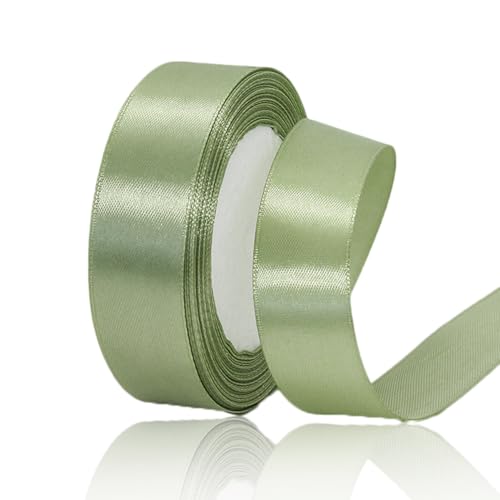 Geschenkband eukalyptus grün 25mm Breit, 23 Meters Satinband Salbei Grün Geschenkbänder Stoff Schleifenband Dekoband zum Geschenkverpackung, Bastelarbeiten, Geburtstag und Hochzeitsdekoration Geschenkband eukalyptus grün 25mm Breit, 23 Meters Satinband Salbei Grün Geschenkbänder Stoff Schleifenband Dekoband zum Geschenkverpackung, Bastelarbeiten, Geburtstag und Hochzeitsdekoration von ALOHOVME