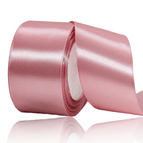 Satinband Roségold 50mm Breit, 23 Meters Geschenkband Rose Rosa Satinbänder Stoff Altrosa Schleifenband zum Geschenkverpackung, Weihnachten, Bastelarbeiten, Geburtstag und Hochzeitsdekoration Satinband Roségold 50mm Breit, 23 Meters Geschenkband Rose Rosa Satinbänder Stoff Altrosa Schleifenband zum Geschenkverpackung, Weihnachten, Bastelarbeiten, Geburtstag und Hochzeitsdekoration von ALOHOVME