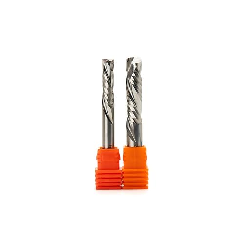 ALUYEH Spiralfräser-Bits, 3,175/4/6/8/10/12 mm Schaft, nach oben und unten, zwei Rillen, Kompressionsspirale, Hartmetall-Schaftfräser zum Schnitzen, Gravieren, Vollhartmetall-CNC-Fräser-Bit ALUYEH Spiralfräser-Bits, 3,175/4/6/8/10/12 mm Schaft, nach oben und unten, zwei Rillen, Kompressionsspirale, Hartmetall-Schaftfräser zum Schnitzen, Gravieren, Vollhartmetall-CNC-Fräser-Bit von ALUYEH
