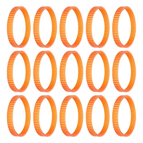 20Pcs Elektrische PlanergüRtel 218 Mm PU Rippen Antriebsgurte FüR F20A Leichte Orange, Glatte StromüBertragung von AMAKO