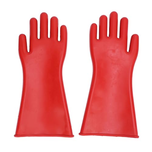 AMAKO Elektrische Isolierte Handschuhe Gummi Wassersicher 12000 V Isolierhandschuhe Klasse 2 Sicherheit für Elektriker Linemen Versorgungsunternehmer AMAKO Elektrische Isolierte Handschuhe Gummi Wassersicher 12000 V Isolierhandschuhe Klasse 2 Sicherheit für Elektriker Linemen Versorgungsunternehmer von AMAKO