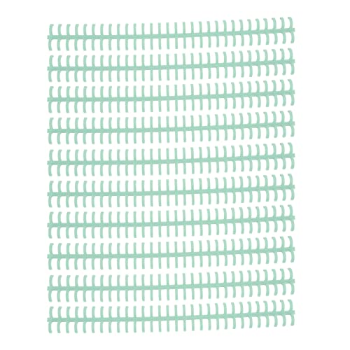 Amako 10Pk 30 Loch Lose Blatt Bindungskamm, 10 mm PP Kunststoffwirbel (Grün) von AMAKO