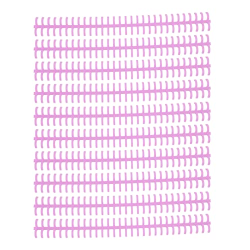 Amako 10Pk 30 Loch Lose Blatt Bindungskamm, 10 mm PP Kunststoffwirbel (Lila) von AMAKO