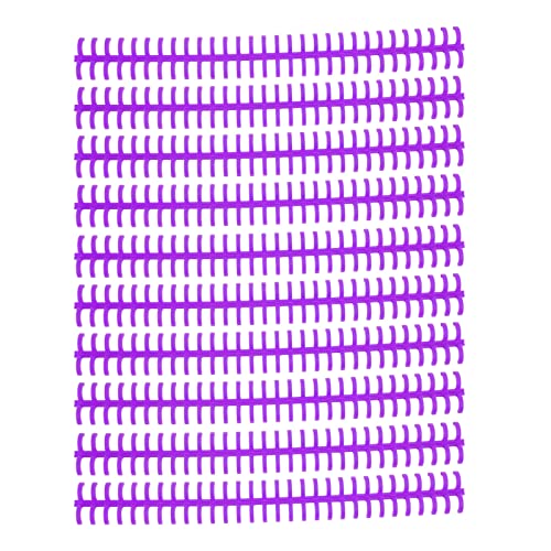 Amako 10Pk 30 Loch Lose Blatt Bindungskamm, 10 mm PP Kunststoffwirbel (Violett) von AMAKO