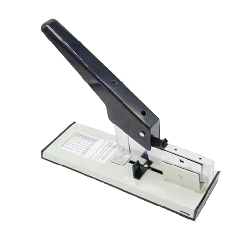 Amako Heavy Duty Stapler 210 Blechkapazität, Industrielegierung Binder für Büro/Schule/Druck, Ergonomisches Design mit 100 Grundnahrungsmitteln von AMAKO