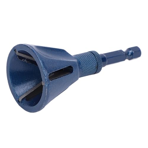 Debring Bohrer aus Wolframstahl: 3 Schneidleiste, Hex Shank (5-25 mm), oxidationssicher für Edelstahl/Eisen/Kupfer/Aluminium/Kunststoff von AMAKO