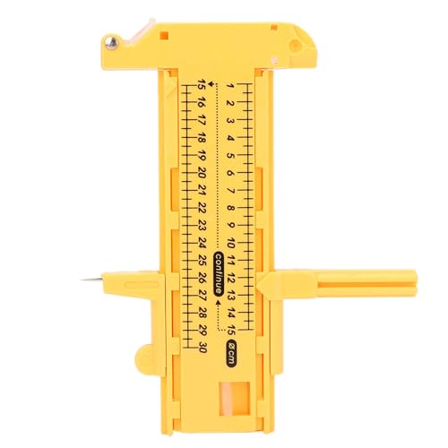 Kompasse Kreisschneider Verstellbar PVC Kunststoff Circle Cutter Präzises Schneidwerkzeug,für Papier Leder Vin yl Gelb 10 300 mm Kompasse Kreisschneider Verstellbar PVC Kunststoff Circle Cutter Präzises Schneidwerkzeug,für Papier Leder Vin yl Gelb 10 300 mm von AMAKO