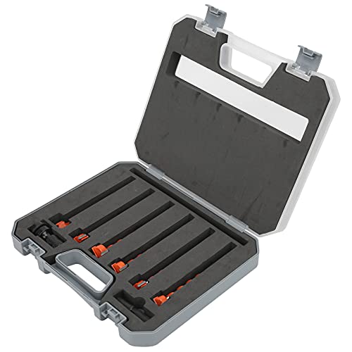 Lochsäge Bohrbits Set:verlängerte Gewinde Holzbearbeitungslochöffnerbohrwerkzeuge langlebig,für Holz Kunststoff und mehr,orange 6 Teile Lochsäge Bohrbits Set:verlängerte Gewinde Holzbearbeitungslochöffnerbohrwerkzeuge langlebig,für Holz Kunststoff und mehr,orange 6 Teile von AMAKO
