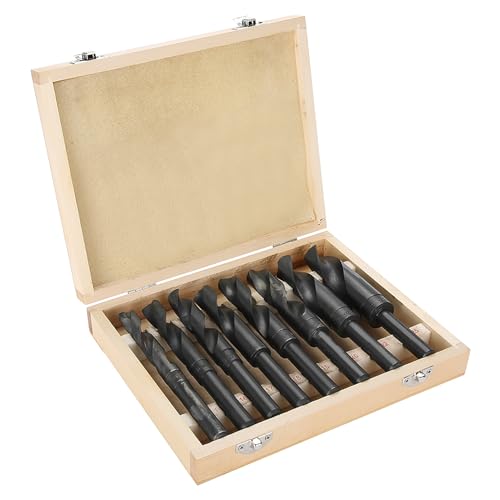 Metallsbohrer Set:14 zu 25mm HSS Twist Bohrerbits,für Präzises Bohren,Hitzebeständig und Langlebig,Geeignet Präzisionsfräsen und Bearbeiten von Kohlenstoffstahl,8Pcs von AMAKO