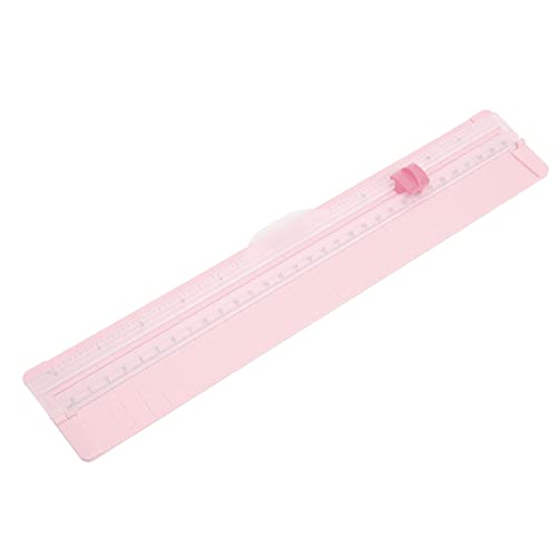 Papierschneider tragbar kompakt DIY BI Richtungsklingen HD Skala Hellrosa ABS Plastik Sammelalbum Papier Trimmer für Fotos Basteln Scrapbooking Papierschneider tragbar kompakt DIY BI Richtungsklingen HD Skala Hellrosa ABS Plastik Sammelalbum Papier Trimmer für Fotos Basteln Scrapbooking von AMAKO