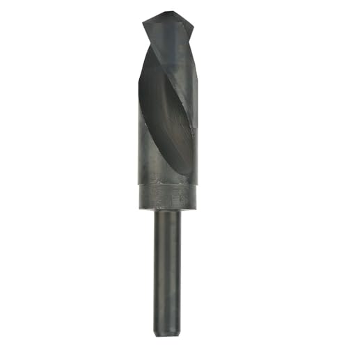 Stahlbohrer : Robuster Stahlbohrer aus Hochgeschwindigkeitsstahl, Drehbohrbohrwerkzeug in 24,5/26/27/28 mm für Präzise Bohrarbeiten (28mm) von AMAKO
