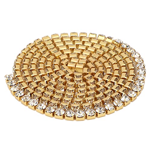 Strass Diamantkristall Band Rollennähte DIY Handwerk Dekorationsmaterial für Kleidung Accessoires Hochzeitskleid Abendkleid Schmuck Möbel Dekoration 10yd 30ft Kristallglas Diamant Strass Diamantkristall Band Rollennähte DIY Handwerk Dekorationsmaterial für Kleidung Accessoires Hochzeitskleid Abendkleid Schmuck Möbel Dekoration 10yd 30ft Kristallglas Diamant von AMAKO