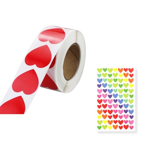 1 Rolle Herzaufkleber rot selbstklebend mit 1 Liebesaufkleber Rolle 25mm Kleine Rolle Herzaufkleber Farbkodierung Hochzeit Aufkleber 1 Rolle Herzaufkleber rot selbstklebend mit 1 Liebesaufkleber Rolle 25mm Kleine Rolle Herzaufkleber Farbkodierung Hochzeit Aufkleber von AMANDELIZABE