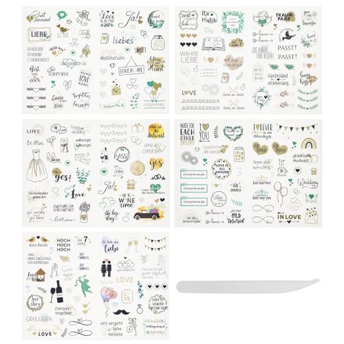"1 Stück deutsche Hochzeitsaufkleber, perfektes Aufkleber-Set für Hochzeitsalbum " "1 Stück deutsche Hochzeitsaufkleber, perfektes Aufkleber-Set für Hochzeitsalbum " von AMANDELIZABE