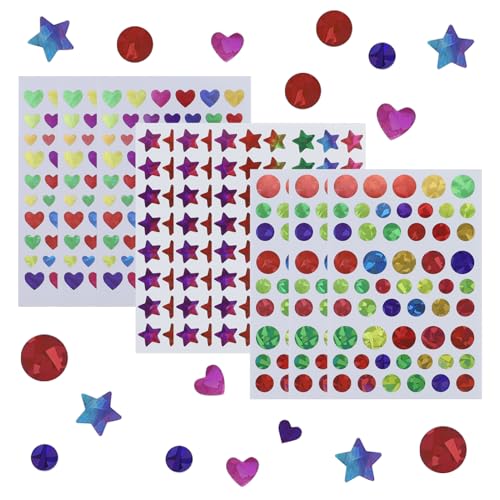 1707 Stück Glitzer Aufkleber für Kinder Herz Sterne Rund Selbstklebend Sticker für Valentinstag Ostern Hochzeit Gästebuch Geschenkbeutel DIY Handwerk Scrapbooking Umschlagsiegel Dekoration 1707 Stück Glitzer Aufkleber für Kinder Herz Sterne Rund Selbstklebend Sticker für Valentinstag Ostern Hochzeit Gästebuch Geschenkbeutel DIY Handwerk Scrapbooking Umschlagsiegel Dekoration von AMANDELIZABE