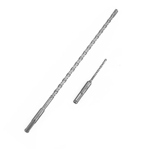 2 Stück SDS Plus Bohrer, Betonbohrer-Set für Steinbohrer, Mauerbohrer, Zement, Stein und Beton (8x310mm, 4x110mm) von AMANDELIZABE