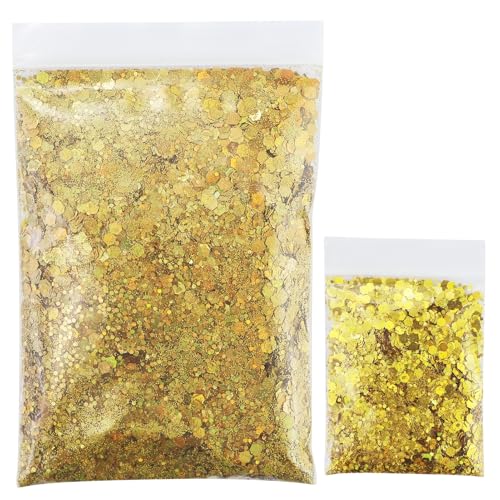 57g Sechseckiger Goldglitter, Gefüllte Pailletten, Glänzende Glitzerpartikel, Nägel Glitzerpulver, Für DIY Handarbeit, Festival Party Dekoration, Kleidung, Kunsthandwerk 57g Sechseckiger Goldglitter, Gefüllte Pailletten, Glänzende Glitzerpartikel, Nägel Glitzerpulver, Für DIY Handarbeit, Festival Party Dekoration, Kleidung, Kunsthandwerk von AMANDELIZABE