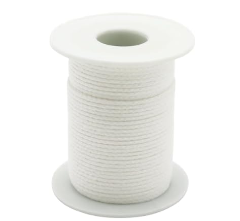 61m Kerzendocht Rolle, Baumwolle Dochte für Kerzen Gießen Candle Wick Kerzendochte für Kerzen, Rauchfrei Geflochtene Runddocht für Kerzenherstellung DIY Duftkerzen, dochte für Kerzen gießen 61m Kerzendocht Rolle, Baumwolle Dochte für Kerzen Gießen Candle Wick Kerzendochte für Kerzen, Rauchfrei Geflochtene Runddocht für Kerzenherstellung DIY Duftkerzen, dochte für Kerzen gießen von AMANDELIZABE
