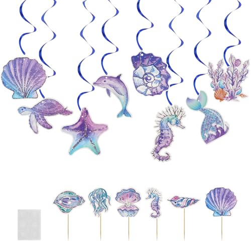 Meerjungfrau Geburtstag Deko Iridescent Mermaid Seepferdchen Seashell Starfish Holographic Paper Birthday Decorations Meerjungfrauen Deko Kindergeburtstag Unterwasserwelt Mermaid Party Zubehör Meerjungfrau Geburtstag Deko Iridescent Mermaid Seepferdchen Seashell Starfish Holographic Paper Birthday Decorations Meerjungfrauen Deko Kindergeburtstag Unterwasserwelt Mermaid Party Zubehör von AMANDELIZABE