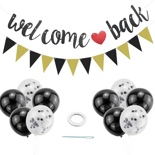 Welcome Back Girlande, Herzlich Willkommen Girlande,Willkommen ZurüCk,Schwarz Welcome Back Deko Willkommen ZurüCk Banner für Klassenzimmer Schule Saison Familie Partei Dekoration Welcome Back Girlande, Herzlich Willkommen Girlande,Willkommen ZurüCk,Schwarz Welcome Back Deko Willkommen ZurüCk Banner für Klassenzimmer Schule Saison Familie Partei Dekoration von AMANDELIZABE
