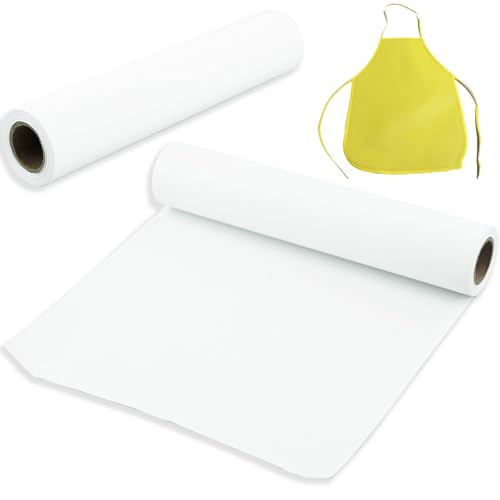 AMANDELIZABE Zeichenpapier Rolle weiß 10m Kunstpapier Malpapier Skizzieren Staffelei Papierrolle für Kinder Plakatpapier ohne mit 1 Kinderschürze AMANDELIZABE Zeichenpapier Rolle weiß 10m Kunstpapier Malpapier Skizzieren Staffelei Papierrolle für Kinder Plakatpapier ohne mit 1 Kinderschürze von AMANDELIZABE