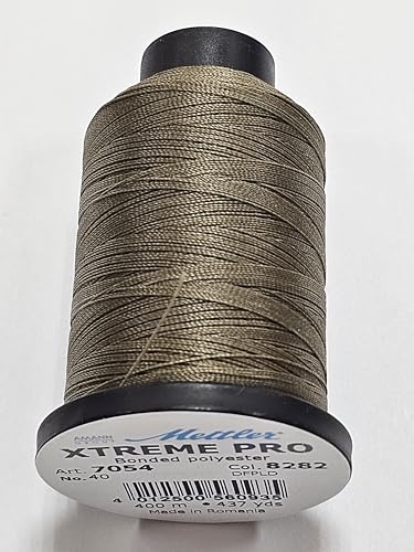 AMANN Mettler Hochleistungarn Polstergarn Outdoor 40, 400m 8282 schlamm von AMANN Group