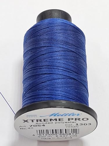 AMANN Mettler Hochleistungsgarn Polstergarn Outdoor 40, 400m 1303 blau von AMANN Group