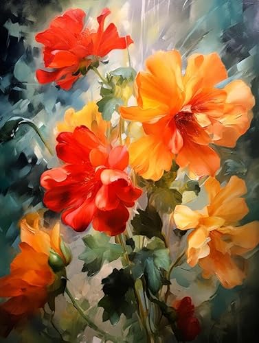 AMBATTERY Kreuzstich-Set, Aquarell-Blumenmuster,C,50 * 70cm 11CT, lustig, vorgedruckt, gezählt, Kreuzstich, Stickerei, Nadelspitze, Nähmuster, Kits für Anfänger und Erwachsene, Kreuzstich AMBATTERY Kreuzstich-Set, Aquarell-Blumenmuster,C,50 * 70cm 11CT, lustig, vorgedruckt, gezählt, Kreuzstich, Stickerei, Nadelspitze, Nähmuster, Kits für Anfänger und Erwachsene, Kreuzstich von AMBATTERY