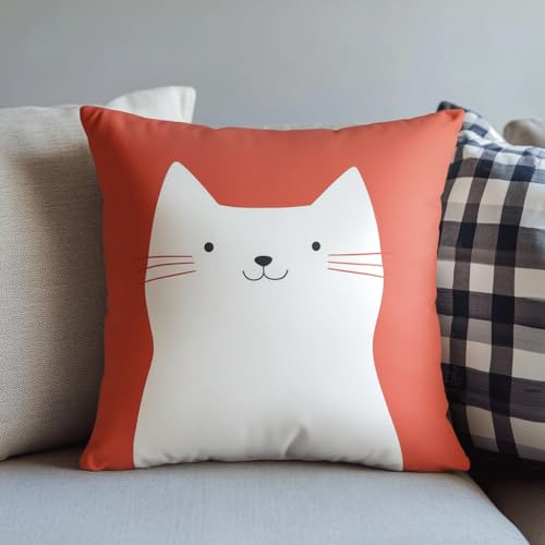 AMBATTERY Kreuzstichkissen Set, Cartoon-Katze Kissenbezug Zum Sticken Kreuzstich 45X45cm Stickkissen mit Muster Stickset Kreuzstich Kissen zum Basteln Stickkissen Stickpackung AMBATTERY Kreuzstichkissen Set, Cartoon-Katze Kissenbezug Zum Sticken Kreuzstich 45X45cm Stickkissen mit Muster Stickset Kreuzstich Kissen zum Basteln Stickkissen Stickpackung von AMBATTERY