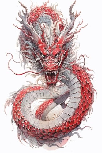 AMBATTERY Sticken Set Erwachsene, Mythischer Drache,G,40 * 50cm Anfänger Stickerei Set Embroidery Kit Stick Starter Kit, Farbfäden und Werkzeuge, für DIY Kunst Handwerk Nähen AMBATTERY Sticken Set Erwachsene, Mythischer Drache,G,40 * 50cm Anfänger Stickerei Set Embroidery Kit Stick Starter Kit, Farbfäden und Werkzeuge, für DIY Kunst Handwerk Nähen von AMBATTERY