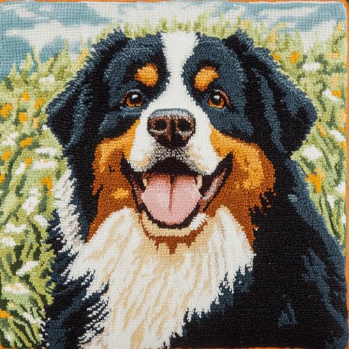 DIY Stickkissen Set, Tier Hund Kreuzstichkissen Zum Dekorieren 45X45cm Kissenbezug Zum Sticken Kreuzstich Kreuzstich Kissen zum Basteln Stickkissen Stickpackung DIY Stickkissen Set, Tier Hund Kreuzstichkissen Zum Dekorieren 45X45cm Kissenbezug Zum Sticken Kreuzstich Kreuzstich Kissen zum Basteln Stickkissen Stickpackung von AMBATTERY
