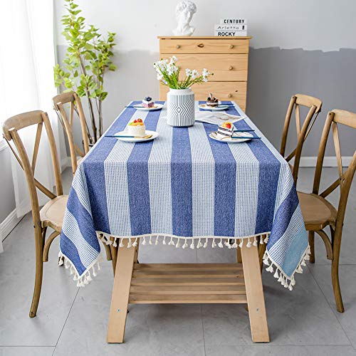 AMCER Tischdecke 50x60cm, Dekorative Tischdecke, Wasserabweisend Staubdichte Hitzebeständig Feuchtigkeitsbeständig, Für Home Küche,Esszimmer,Hof - Blau AMCER Tischdecke 50x60cm, Dekorative Tischdecke, Wasserabweisend Staubdichte Hitzebeständig Feuchtigkeitsbeständig, Für Home Küche,Esszimmer,Hof - Blau von AMCER