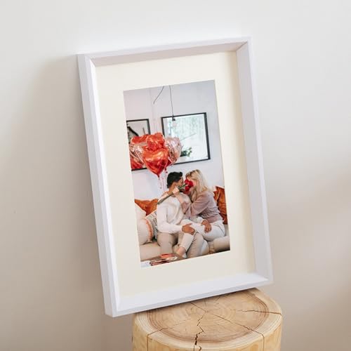 AMDXD Bilderrahmen A3, Wand Portraitrahmen Weiß Horizontal & Vertikal, Rechteck Picture Frame Holz Holzrahmen, Fotogröße 35x45cm AMDXD Bilderrahmen A3, Wand Portraitrahmen Weiß Horizontal & Vertikal, Rechteck Picture Frame Holz Holzrahmen, Fotogröße 35x45cm von AMDXD