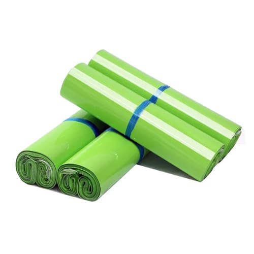 AMEEDA Pakete Für Versand 10 Teile/los Kleine Größe Kurier Tasche wasserdichte Lagerung Tasche Verdicken Versand Verpackung Tasche Rose Rot Kunststoff Umschlag Poly Mailbag(Green,20x35cm) von AMEEDA