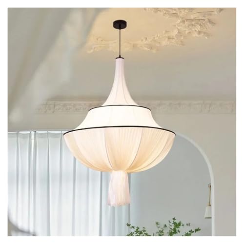 AMENGJ Lampenschirm aus Stoff Stoff Anhänger Lampenschirm for Schlafzimmer Küche Insel Hause Dekoration Innen Beleuchtung(D60cm) von AMENGJ