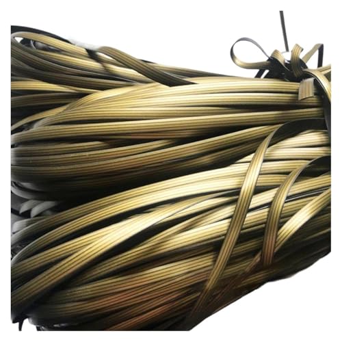 AMENGJ Rattan 500g PE Flache Synthetische Rattan Material Handgemachte Weben Seil Möbel Bett Sofa Stuhl Tisch Korb DIY polyrattan Reparatur(Color 4) von AMENGJ