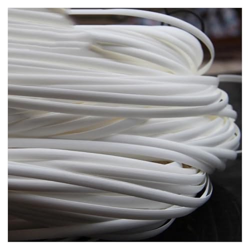 AMENGJ Rattan DIY Handgemachte Flache Synthetische Rattan Weben Material Kunststoff Stricken Reparatur Stuhl Tisch polyrattan Reparatur(White) von AMENGJ