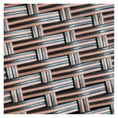 AMENGJ Rattan Flaches Synthetisches Rattan-Imitat-Webmaterial for Stricken und Reparieren von Stuhl-, Tisch- und Möbelzubehör polyrattan Reparatur(Linen) von AMENGJ