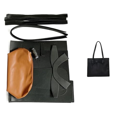DIY Kunstleder-Handtaschen-Herstellungsset Taschenherstellungsset, handgefertigtes Handtaschen-Set, Handnähte, DIY-Taschenherstellungsset, Handnähen, Lederhandwerk, Taschenherstellungsset for Frauen(N von AMENGJ