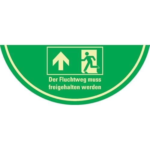 PERMALIGHT, langnachleuchtende Bodenmarkierung Fluchtweg, Rutschhemmung R10, Folie, Format: 750x300 mm PERMALIGHT, langnachleuchtende Bodenmarkierung Fluchtweg, Rutschhemmung R10, Folie, Format: 750x300 mm von AMERICAN PERMALIGHT