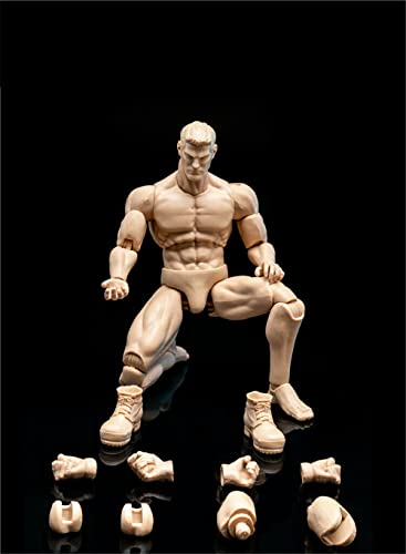 AMITD 1/12 Maßstab Action Figure, 6 Inch Flexible Muscular Strong Male Körper Doll Collection AMITD 1/12 Maßstab Action Figure, 6 Inch Flexible Muscular Strong Male Körper Doll Collection von AMITD