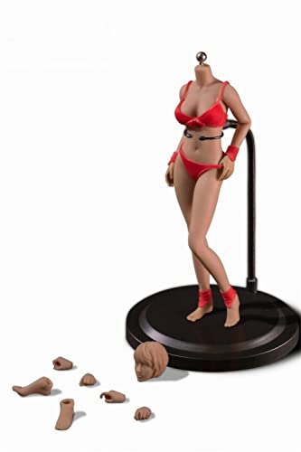 AMITD 1/12 Maßstab FeMännliche Aktionsfigur, 6 inch Girl Super-Flexible Seamless Körper Doll Collection (T03B Suntan Skin) von AMITD