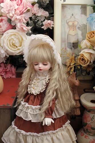 AMITD 1/3 1/4 1/6 BJD Doll Clothes Handmade Fashionable and Cute Clothing Suitable for 11.8 in 18in 24 in BJD SD Doll (Red, 1/4) von AMITD
