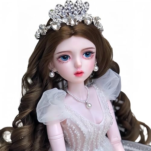 AMITD 1/3 BJD Doll Kawaii Doll Move Joints Handmade Makeup Cute 24 Inches Collectible Cartoon Dress up Dolls Best Gift (G) von AMITD