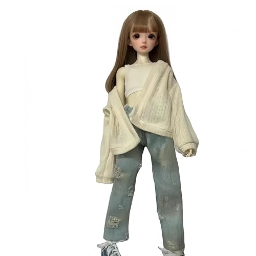 AMITD 1/4 BJD Doll Clothes Set Ball Jointed Doll Fashion Handmade Pretty Fashionable Clothes for 16-18 inches BJD Dolls (E) von AMITD